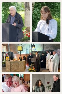 Ernst Grube; Khrystyna Maksymliuk; ökum. GoDi; Lynne Farbman; Dafna Gerstner